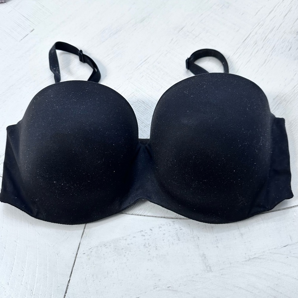 Victoria’s Secret Perfect Shape Bra Multi Way Strap Size 34DDD Black